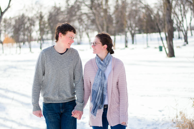 winter engagement inspo - Alyssa and Luke - Fargo Engagement Photography